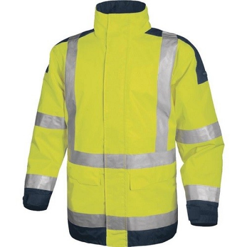 EASYVIEW POLİÜRETAN KAPLI POLYESTER YÜKSEK GÖRÜNÜRLÜKLÜ PARKA