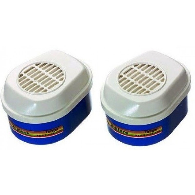 DRAGER X-PLORE YARIM YÜZ GAZ MASKELERİ İÇİN GAZ FİLTRESİ A2B2E2K2 Hg P3D