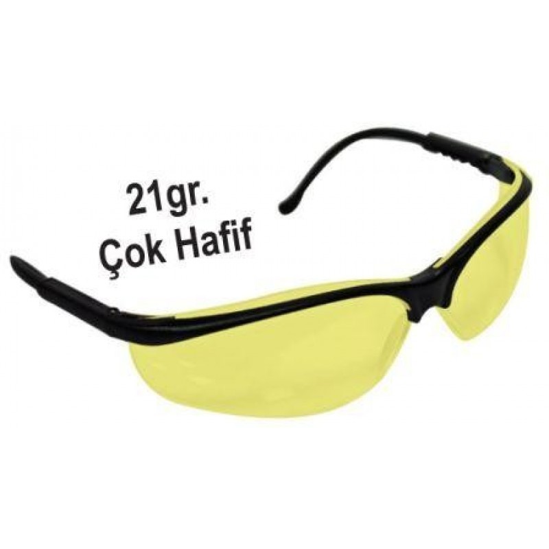 KORUYUCU GÖZLÜK ÇOK HAFİF 21 gr G030A Y
