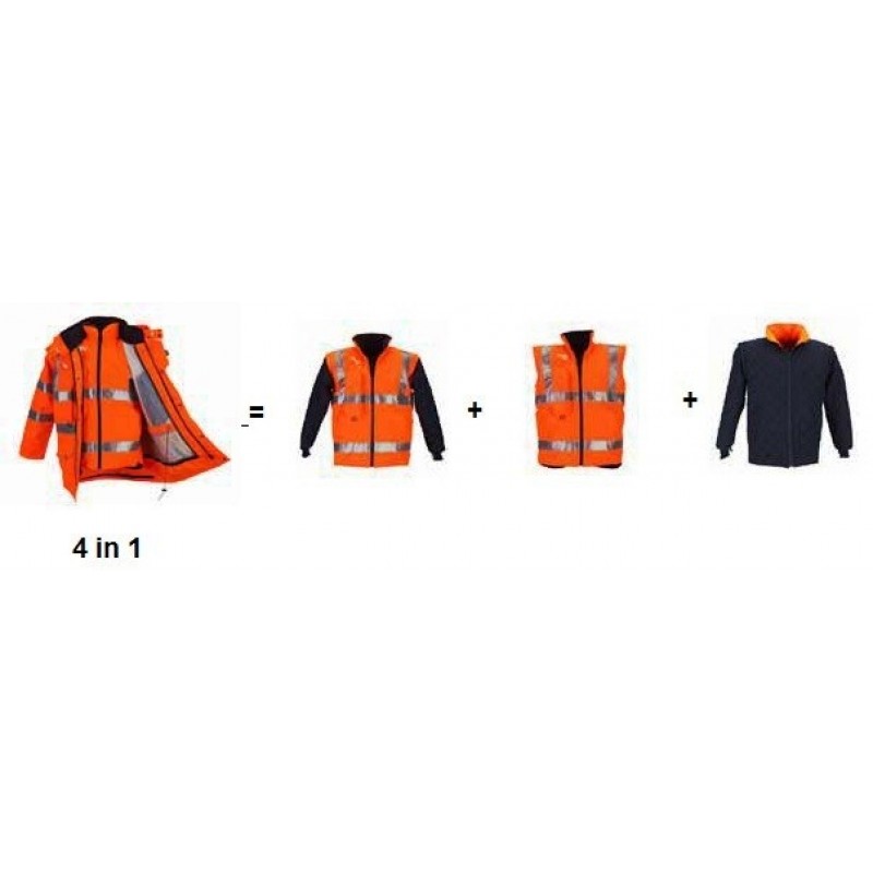 REFLEKTORLU PARKA YELEK SET VK41