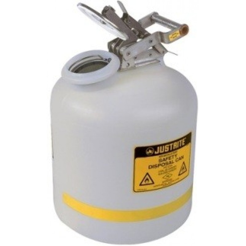 SIVI ATIKLAR İÇİN 19 LITRE POLIETILEN EMNIYETLI KAP